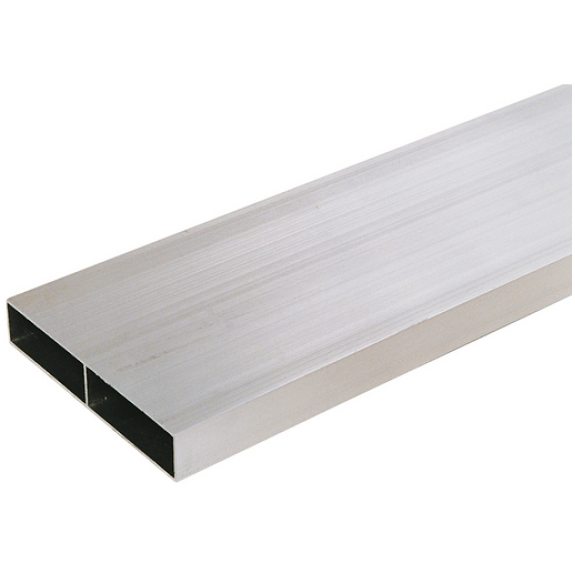 Règle aluminium simple voile sans embout 100x18mm longueur 200cm  - 380103-Lire la description