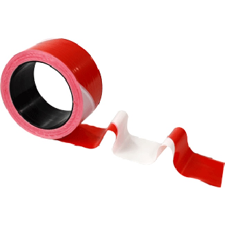 Ruban de chantier Rouge/Blanc 50mmx100m  - 3055016-Beschreibung lesen