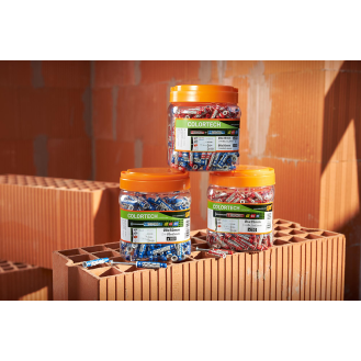 Bidon de 500 chevilles bi-matière COLORTECH 6x35 sans vis  - 569248-Leggi tutto
