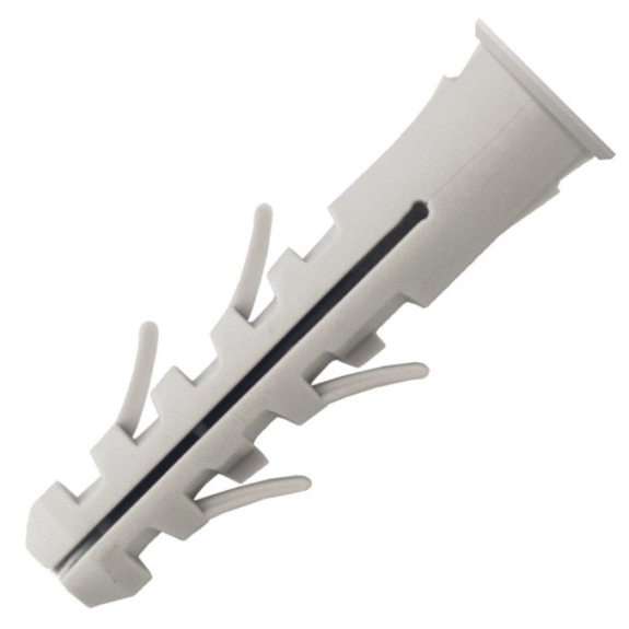 Chevilles à expansion nylon avec collerette 5X25 boîte de 400 - DSC05 Chevilles à expansion nylon avec collerette 5X25 boîte de 400 - DSC05-Lire la description