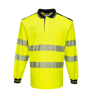 Portwest - Polo PW3 manches longues HV - T184-Lire la description