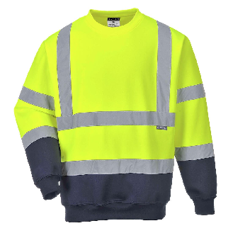 Portwest - Sweat-shirt bicolore HV - B306-Lire la description