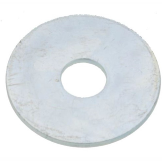 Rondelle plate extra large Ultima acier zingué blanc NFE 25513-Lire la description
