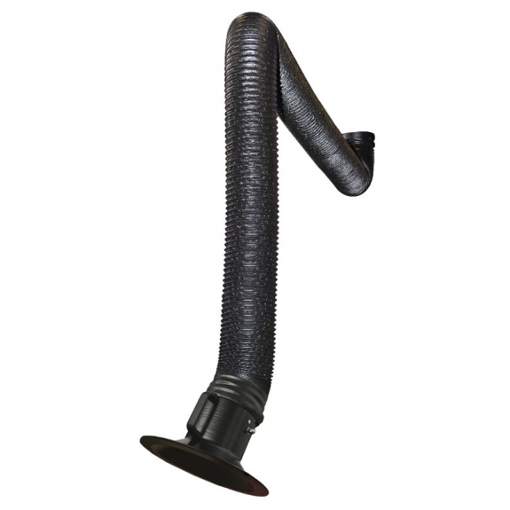 Bras articulé ARMOFLEX pour fumées de soudage avec tuyau flexible - version mural-Lire la description
