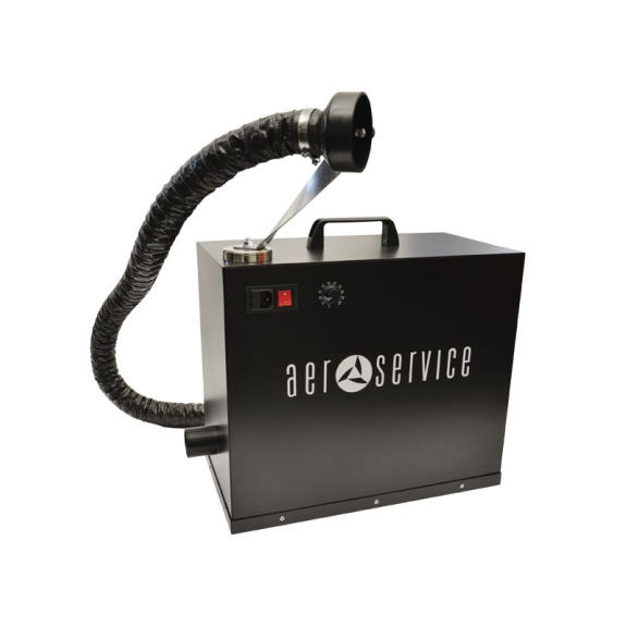 Purificateur portable pour fumées de soudage AER 201 1,1KW 230Vac 110m³/h efficacité >99% avec regulateur de vitesse-Lire la description
