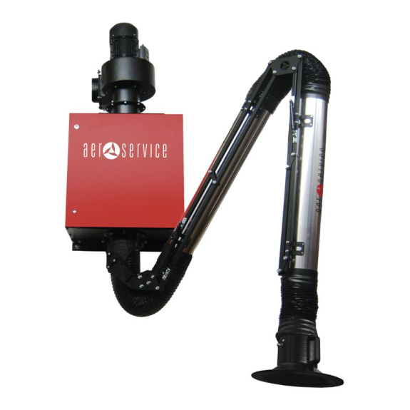 Depuratore a parete per fumi di saldatura ICAP 2.2 H 1,5KW 400Vac 1100m³/h efficienza >99,5%-Leggi tutto