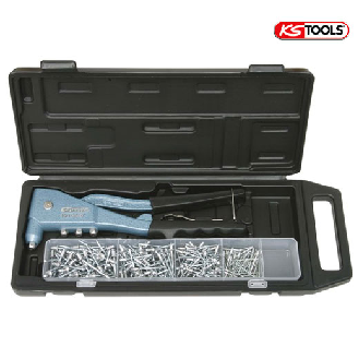 Coffret de pince à rivets + assortiment de rivets KSTOOLS-Lire la description