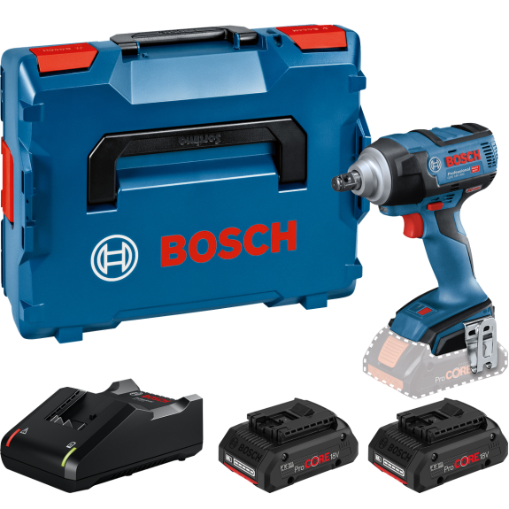 Boulonneuse 18V GDS 18V300 Professional  2 batteries Procore 4 Ah  chargeur  LBoxx 136  06019D8202-Lire la description