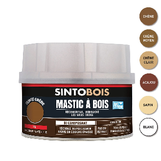 Mastic à bois SINTOBOIS fin sapin 570g - SINTO - 33881-Lire la description