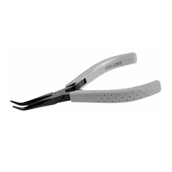 Pince à bec demi-rond coude 45D microtech - 433.LMT Pince à bec demi-rond coude 45D microtech - 433.LMT-Lire la description