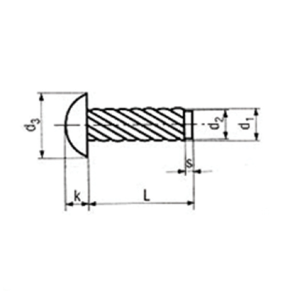 Rivet Sim Inox Type U 3.5X9.5-Lire la description
