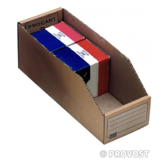 Bac carton standard H11.5 x l16x P30 cm-Lire la description