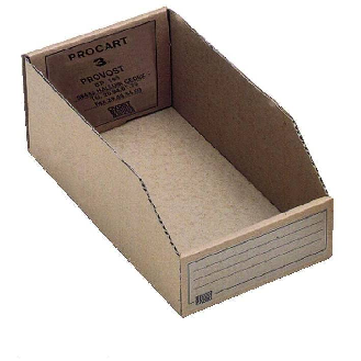 Bac carton standard H11.5 x l16x P30 cm-Lire la description