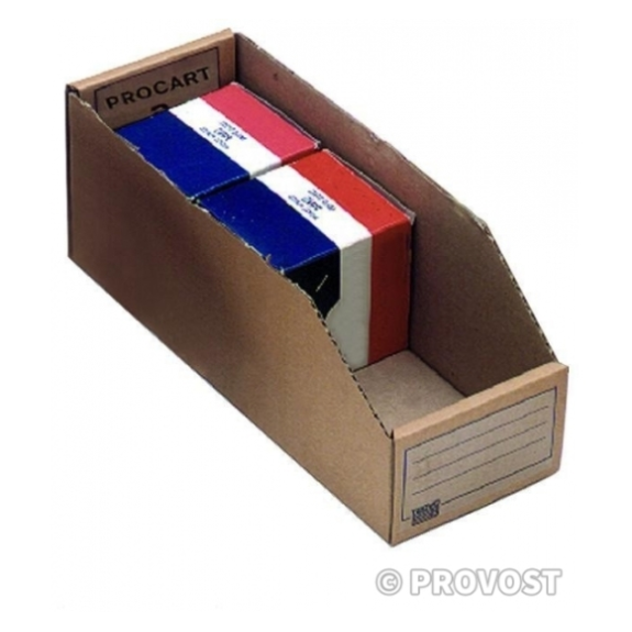 Bac carton standard H11.5 x l16x P30 cm Bac carton standard H11.5 x l16x P30 cm-Lire la description