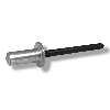 Rivet Etanche Aluminium Tige Inox Tête Plate 4.8X21