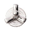 Rivet Etoilé Aluminium Tête Large 4.8X20.5