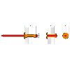 Rivet Multiserrage Acier Tête Plate 4X10.3