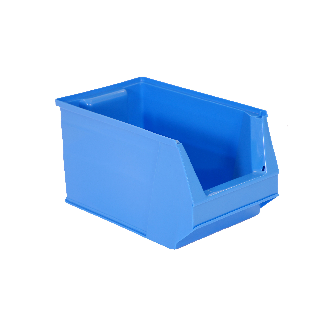 Lot de 10 bacs à bec gerbables haut de gamme bleus 35 x 21 x 20cm x10-Lire la description