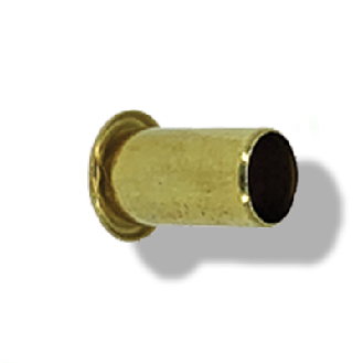 Rivet Creux Laiton Forme B 6P 3X0.3X4-Lire la description