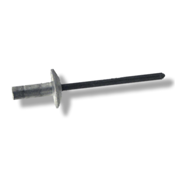 Rivet Etanche Aluminium Tige Acier Tête Large 4.8X18-Leggi tutto