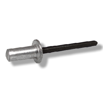 Rivet Etanche Aluminium Tige Inox Tête Plate 4.8X18-Lire la description