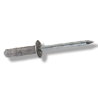 Rivet Avex Aluminium Tige Acier Tête Plate 4.8X25-Lire la description