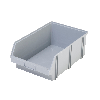 Lot de 8 bacs à bec gerbables gris 48,5 x 31 x 18,5cm x8