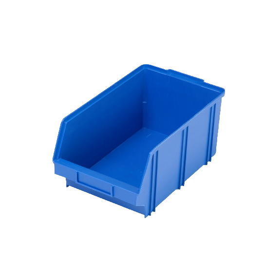 Lot de 12 bacs à bec gerbables bleus 35,5 x 21 x 16cm x12-Lire la description