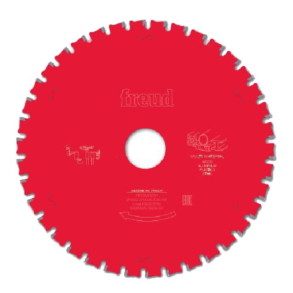 Lame de scie circulaire multi-matériaux 38 dents D190mm - FREUD - F03FS10041 Lame de scie circulaire multi-matériaux 38 dents D190mm - FREUD - F03FS10041-Lire la description