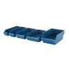 Bac probox à cloisons amovibles profondeur 400 longueur 240 haut 95 mm - Lot de 15