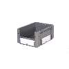 Bac gerbable à ouverture frontale qualité alimentaire gris 15L 40 x 30 x 17,5cm
