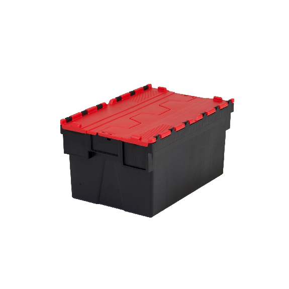 Bac navette gerbable et emboîtable rouge 40L - 60 x 40 x 25cm PROVOST-Lire la description