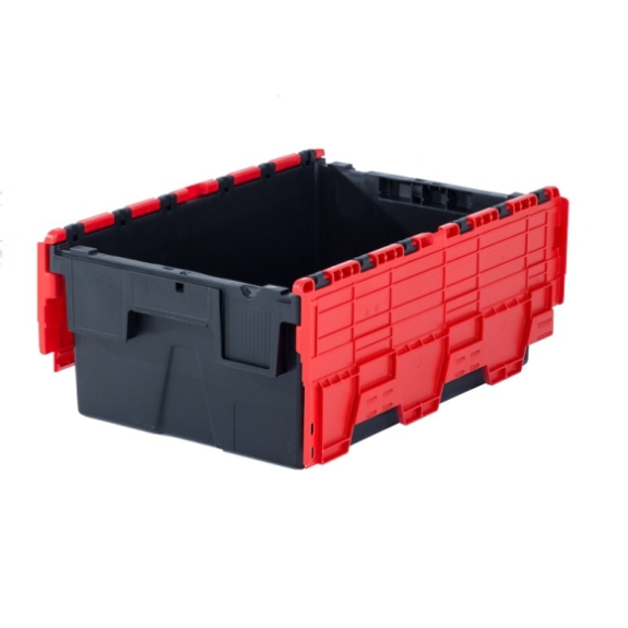 Bac navette gerbable et emboîtable rouge 40L - 60 x 40 x 25cm PROVOST-Lire la description