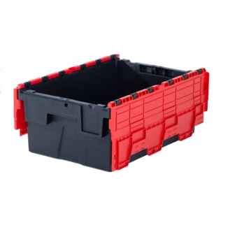 Bac navette gerbable et emboîtable rouge 40L - 60 x 40 x 25cm PROVOST-Lire la description