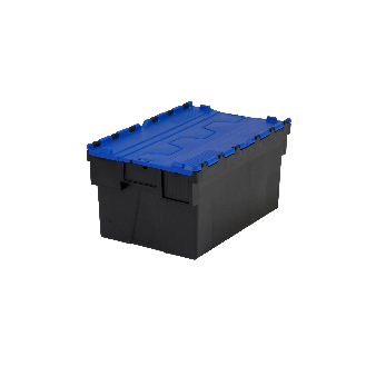 Bac navette gerbable et emboîtable bleu 69L - 60 x 40 x 40cm PROVOST-Lire la description
