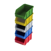 Lots de 72 bacs à bec gerbables bleus 17,5 x 10,5 x 7,5cm x60