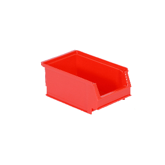 Lot de 25 bacs à bec gerbables haut de gamme rouges 16 x 10 x 7,5cm x25-Lire la description