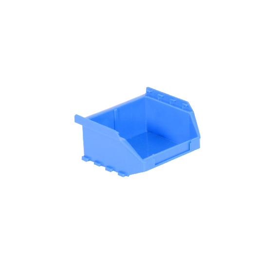 Lot de 50 bacs à bec gerbables haut de gamme bleus 8,5 x 10 x 5cm x50-Lire la description