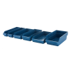 Bac probox à cloisons amovibles profondeur 500 longueur 240 haut 150 mm - par 10
