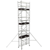 Échafaudage roulant en aluminium 4.60m