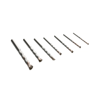 Coffret forets béton queue cylindrique THOR 7 pièces  - 155790-Lire la description
