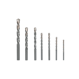 Coffret forets béton queue cylindrique THOR 7 pièces  - 155790-Lire la description