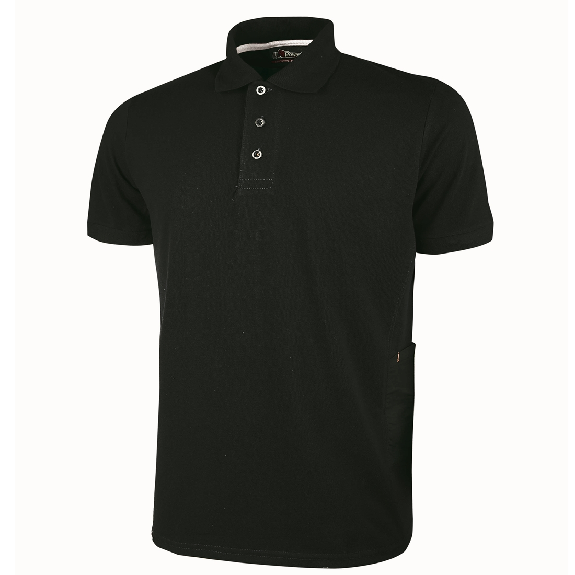 U-Power - Polo manches courtes Slim noir GAP-Lire la description