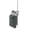 Int.de position Levier rotatif en métal à tige inox Ø3x125, M12 5P