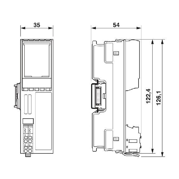 Module d'alimentation bus fond de panier, 4A max., Axioline F-Lire la description