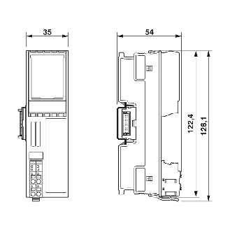 Module d'alimentation bus fond de panier, 4A max., Axioline F-Lire la description