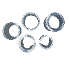 Kit riduttore multiplo in alluminio con guida Ø 107 mm