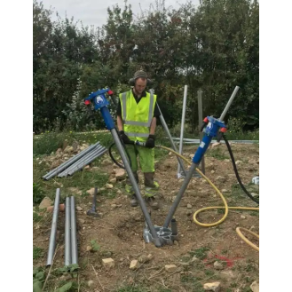 Battipalo pneumatico con guida di 84 mm-Leggi tutto