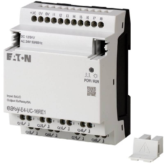 Extension E/S, 12/24 V DC, 24 V AC, 8 entrées TOR, 8 sorties relais-Lire la description