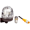 Lampe de Muting Version à incandescence Sortie câble 2m sur M12 coudé